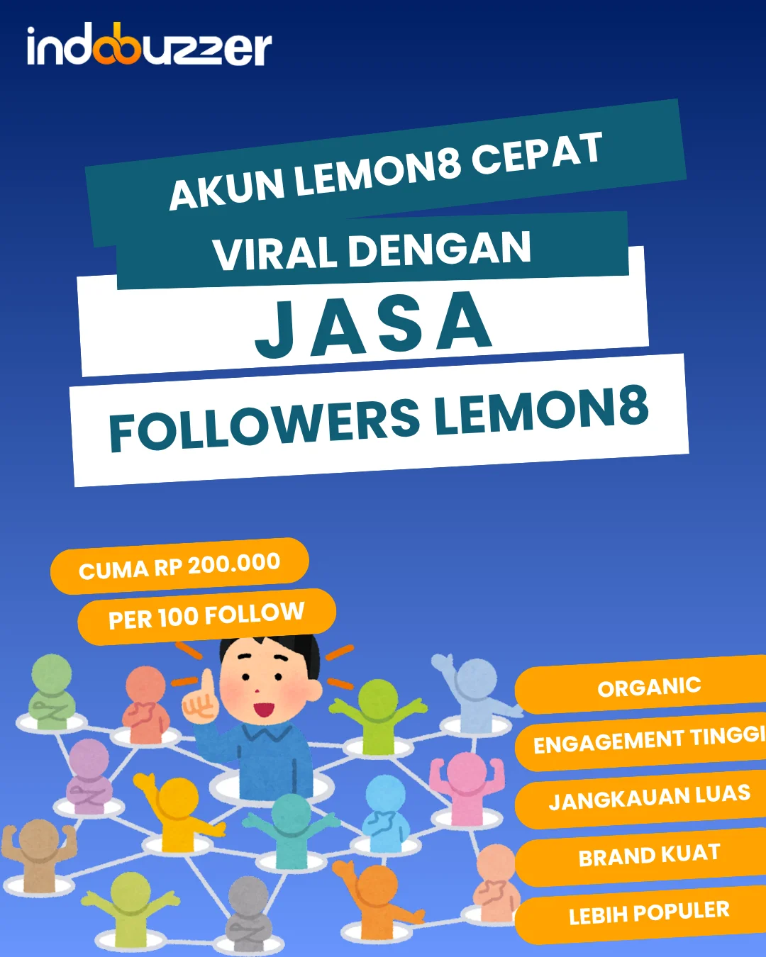 Akun Lemon8 Cepat Viral dengan Jasa Followers Buzzer
