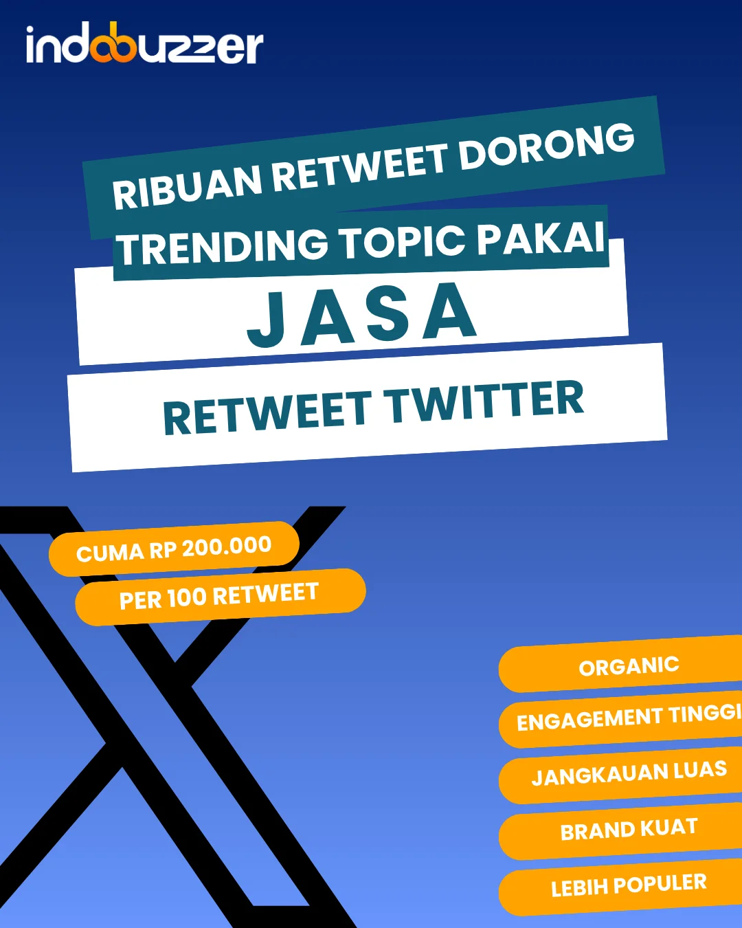 Ribuan Retweet Dorong Trending Dengan Jasa Retweet Twitter